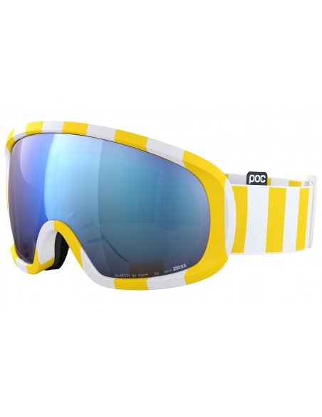 Gogle narciarskie POC FOVEA MID Jaune Blanc/Clarity Highly Intense - Partly Sunny Blue