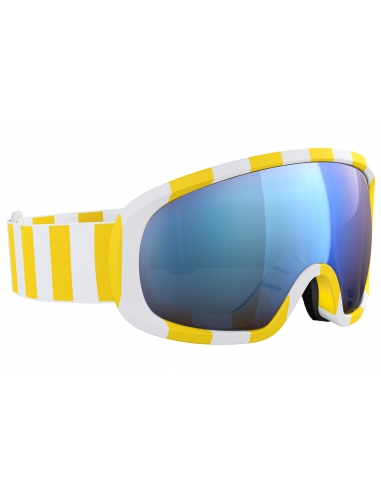 Gogle narciarskie POC FOVEA MID Jaune Blanc/Clarity Highly Intense - Partly Sunny Blue