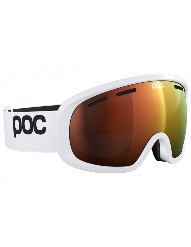 Gogle narciarskie POC FOVEA MID Blixten White/Clarity Intense - Partly Sunny Orange