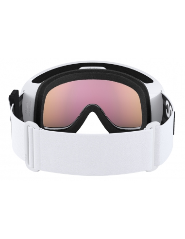 Gogle narciarskie POC FOVEA MID Blixten White/Clarity Intense - Partly Sunny Orange