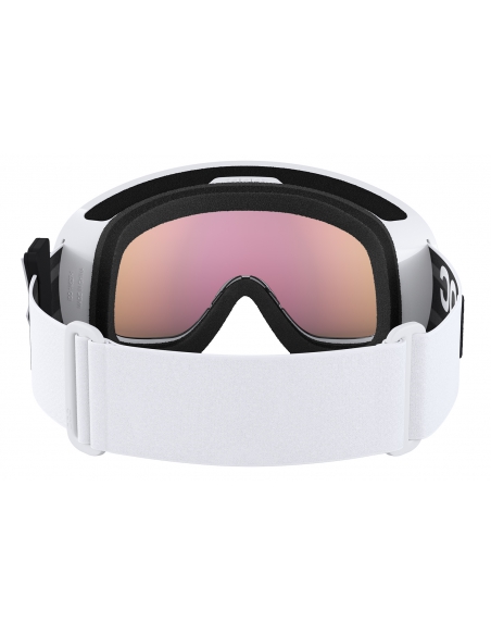 Gogle narciarskie POC FOVEA MID Blixten White/Clarity Intense - Partly Sunny Orange