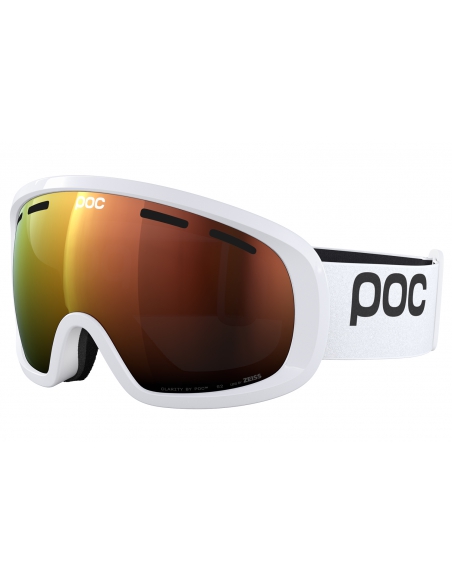 Gogle narciarskie POC FOVEA MID Hydrogen White/Clarity Intense - Partly Sunny Orange