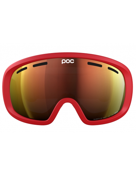 Gogle narciarskie POC FOVEA MID Prismane Red/Clarity Intense - Partly Sunny Orange