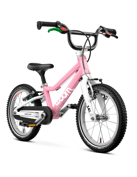 Rower dziecięcy woom 2 GO powder pink (14") różowy pudrowy