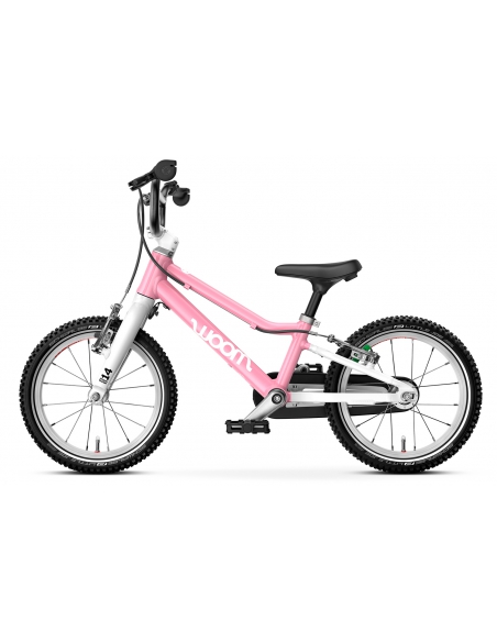 Rower dziecięcy woom 2 GO powder pink (14") różowy