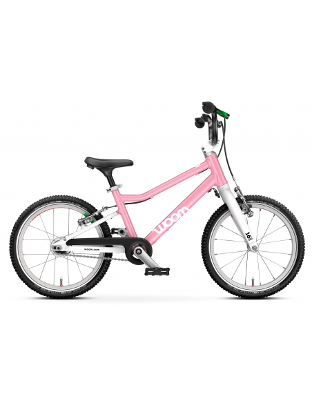 Rower dziecięcy woom 3 GO AUTOMAGIC powder pink (16") różowy pudrowy