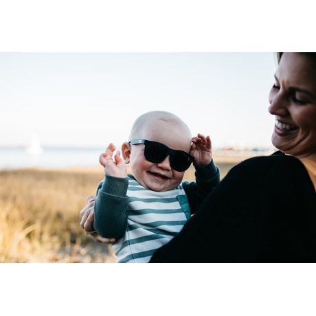 Okulary przeciwsłoneczne dla dzieci Babiators Original Navigator Black Ops Black 0-2