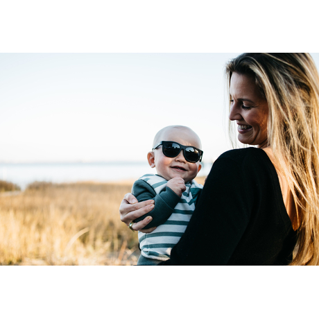 Okulary przeciwsłoneczne dla dzieci Babiators Original Navigator Black Ops Black 0-2