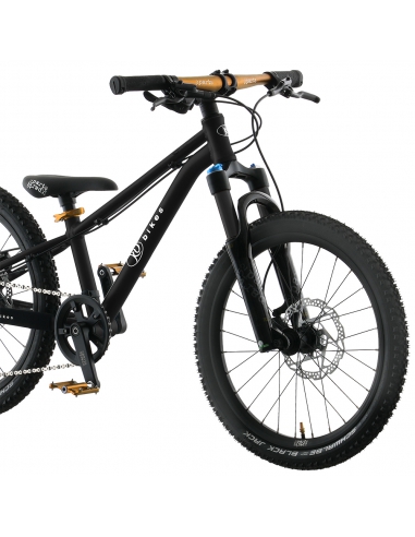 Rower dziecięcy KUbikes 20S MTB DISC Black/Laser-Gold- czarny ze złotymi akcentami