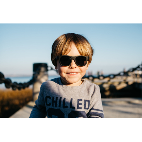 Okulary przeciwsłoneczne dla dzieci Babiators Original Navigator Black Ops Black 0-2