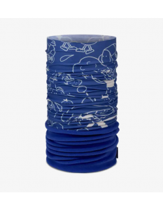 Juniorski komin polarowy Buff Polar Carty Ultramarine