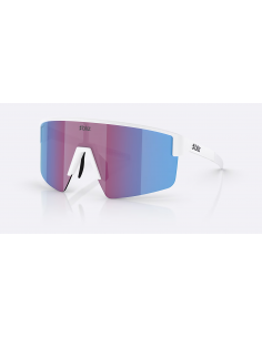 Okulary przeciwsłoneczne Bliz P004 Small Matte White/Rose/Violet Mirror Blue