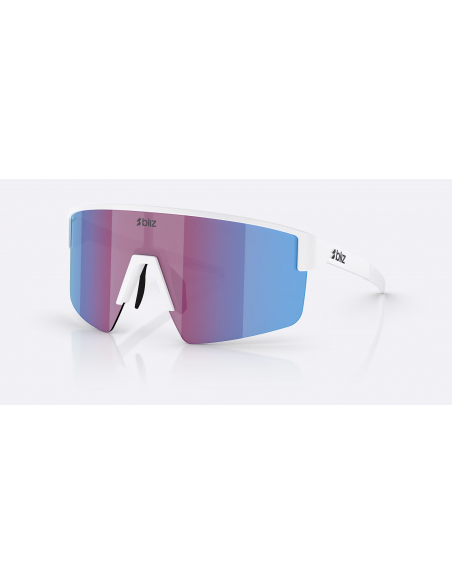 Okulary przeciwsłoneczne Bliz P004 Small Matte White/Rose/Violet Mirror Blue