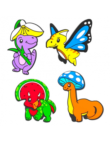 Przypinki woom POP ONS Florassic Park (do koszyczków woom POP)