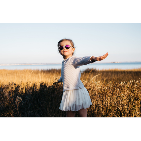 Okulary przeciwsłoneczne dla dzieci Babiators Original Navigator Pink Ice 0-2