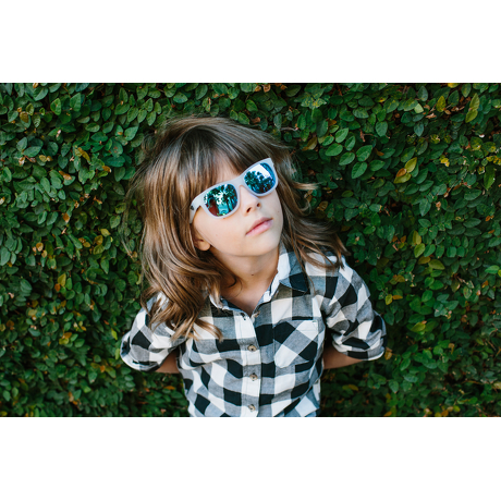 Okulary przeciwsłoneczne dla dzieci Babiators Original Navigator Blue Ice 0-2