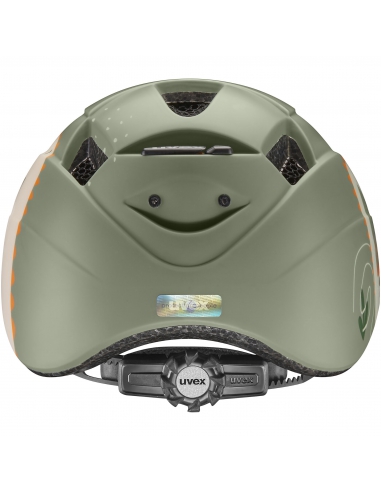 Kask dziecięcy Uvex Kid 2 CC Sage Green Dino Mat