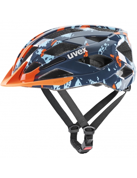 Kask rowerowy Uvex Air Wing 2 Papaya-Bubble Blue