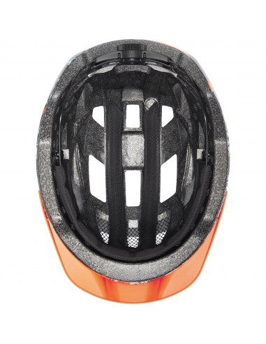 Kask rowerowy Uvex Air Wing 2 Papaya-Bubble Blue