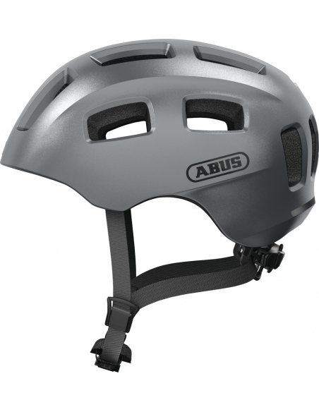 Kask dziecięcy Abus Youn-I 2.0 Graphite Silver