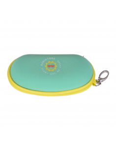 Etui na okulary Babiators Travel Case Aqua and Yellow