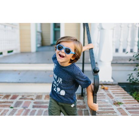 Okulary przeciwsłoneczne dla dzieci Babiators Original Aviator True Blue 0-2