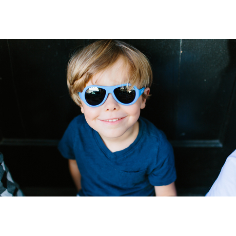 Okulary przeciwsłoneczne dla dzieci Babiators Original Aviator True Blue 0-2