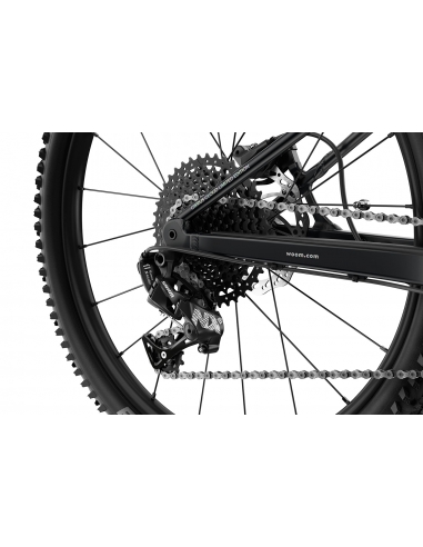 Rower elektryczny MTB woom 5 UP (24") Cirrus Cloud