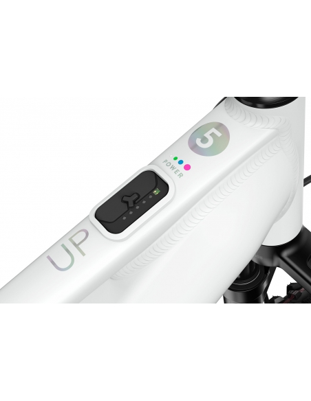 Rower elektryczny MTB woom 5 UP (24") Cirrus Cloud