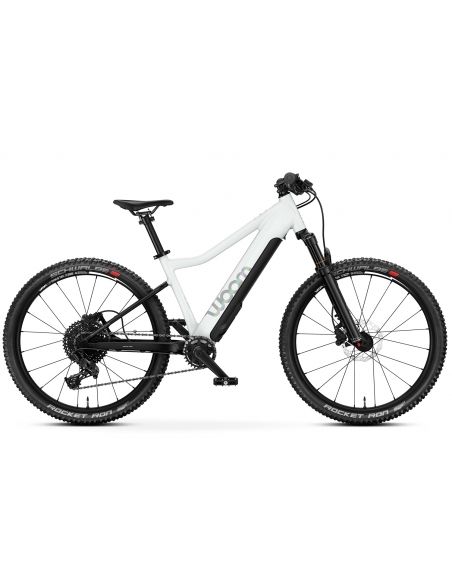 Rower elektryczny MTB woom 5 UP (24") Cirrus Cloud