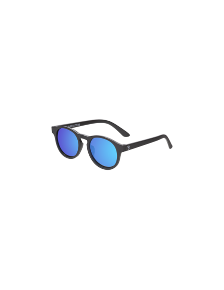 Okulary przeciwsłoneczne dla dzieci Babiators Polaryzacja Keyhole Jet Black 0-2+ (Cobalt Blue Mirrored Lenses)