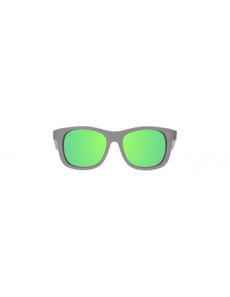 Okulary przeciwsłoneczne dla dzieci Babiators Polaryzacja Navigator Graphite Grey 0-2+ (Green Mirrored Lenses)
