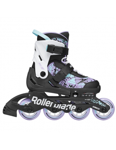 Rolki dziecięce Rollerblade MICROBLADE SL Black/Lavender/Light Blue