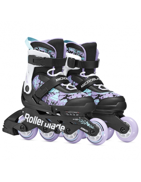 Rolki dziecięce Rollerblade MICROBLADE SL Black/Lavender/Light Blue