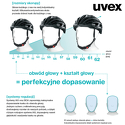 Kask Uvex Air Wing White Pink regulacja 52-57 cm