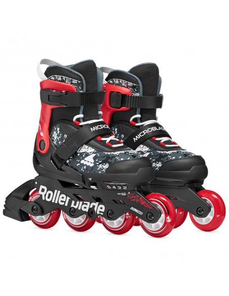Rolki dziecięce Rollerblade MICROBLADE SL Black/Red