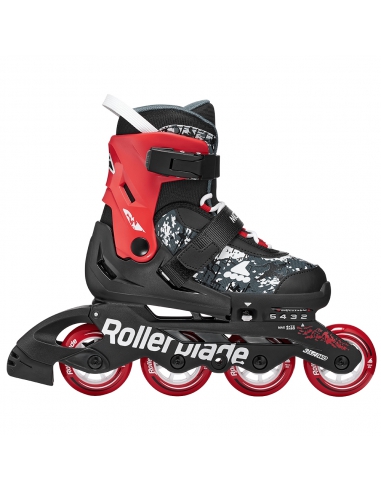 Rolki dziecięce Rollerblade MICROBLADE SL Black/Red