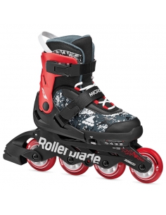 Rolki dziecięce Rollerblade MICROBLADE SL Black/Red