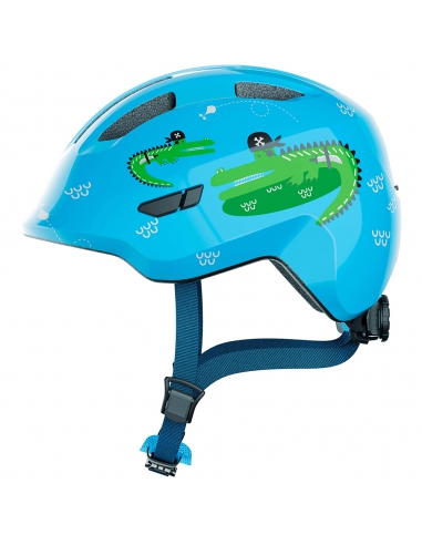 Kask dziecięcy Abus Smiley 3.0 Blue Croco