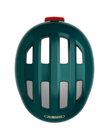 Kask dziecięcy Abus Smiley 3.0 ACE LED Royal Green