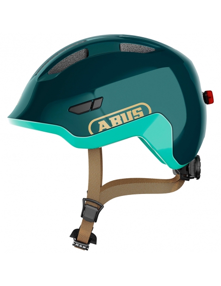 Kask dziecięcy Abus Smiley 3.0 ACE LED Royal Green