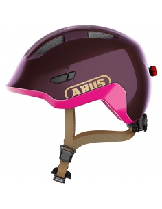 Kask dziecięcy Abus Smiley 3.0 ACE LED Royal Purple