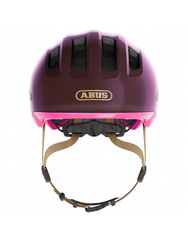 Kask dziecięcy Abus Smiley 3.0 ACE LED Royal Purple