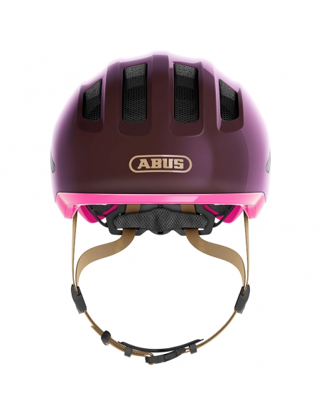 Kask dziecięcy Abus Smiley 3.0 ACE LED Royal Purple