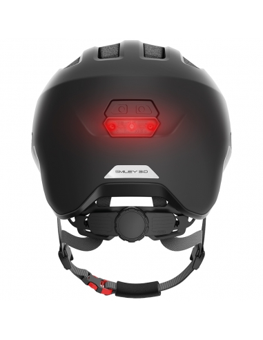 Kask dziecięcy Abus Smiley 3.0 ACE LED Velvet Black