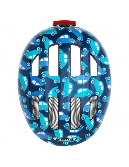 Kask dziecięcy Abus Smiley 3.0 LED Blue Car