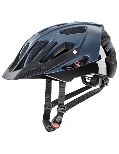 Kask rowerowy Uvex Quatro CC Dusk Blue - Black Mat