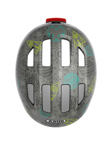 Kask dziecięcy Abus Smiley 3.0 LED Grey Space