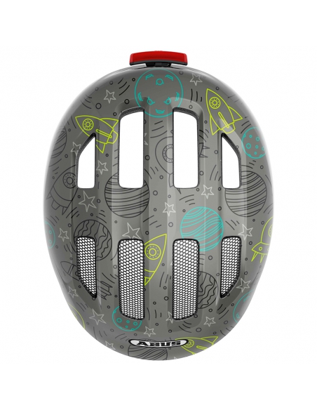 Kask dziecięcy Abus Smiley 3.0 LED Grey Space