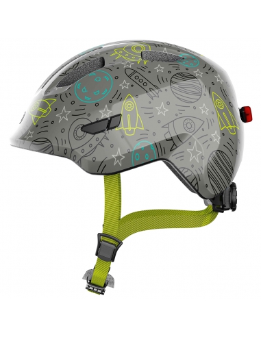 Kask dziecięcy Abus Smiley 3.0 LED Grey Space